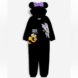 H&M Printed Sweatshirt Jumpsuit